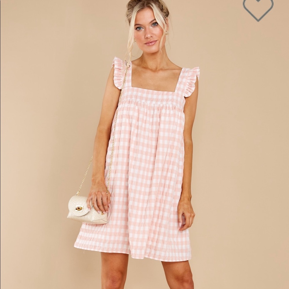 Reddress “Storia” Checkered Pink Gingham Dress